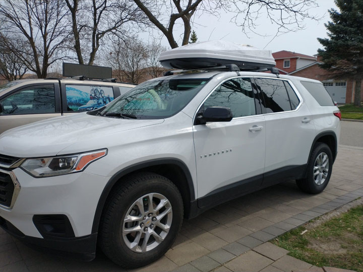 chevy traverse roof rack